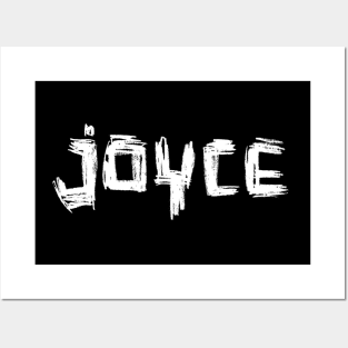 Irish Writer Name: Joyce in Handwriting Posters and Art